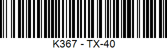 Barcode cho sản phẩm Giày Kawasaki K367 Trắng Xanh